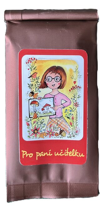 Horká čokoláda - paní učitelku červená – 50g