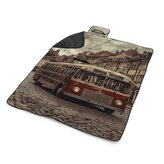 Plážová deka Historický autobus: 200x140 cm