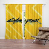 Závěs Cyberpunk 2077 Žlutý: 2ks 140x250cm