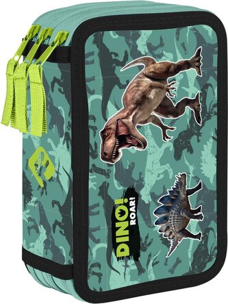 OXYBAG Školní penál třípatrový Dinosaurus