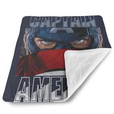 Deka pro miminko Kapitán Amerika pohled přes štít: 80x100 cm