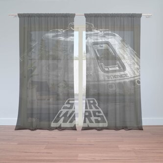 Záclony Star Wars Vesmírná loď: 2ks 150x250cm Záclony Star Wars Vesmírná loď: 2ks 150x250cm