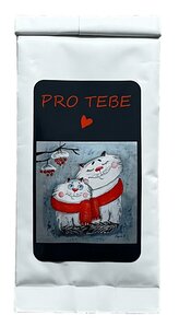 Horká čokoláda - medvědi šála červená – 50g