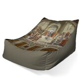 Dětský sedací vak Lounge Athénská škola - Raffael Santi: 80 x 95 x 50 cm