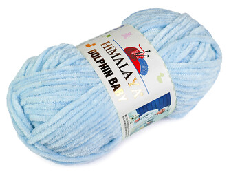 Pletací žinylková příze Dolphin Baby 100 g - 1 ks - 7 (80306) modrá světlá