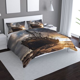 Povlečení Vrak lodi při západu slunce: 140x200 / 90x70 Povlečení Vrak lodi při západu slunce: 140x200 / 90x70