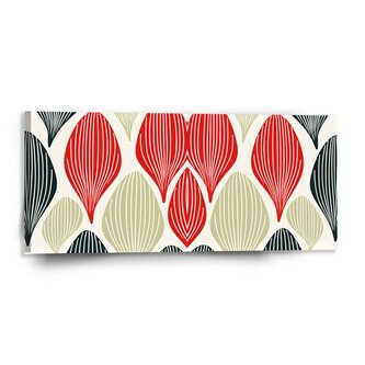 Obraz Hravé šedesátky: 110x50 cm