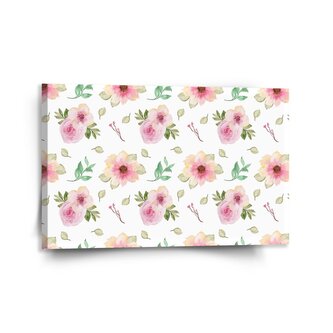 Obraz Růžové květy: 120x80 cm