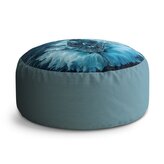 Taburet Circle Válečná loď prorážející oceán: 38x48 cm