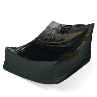 Sedací vak Lounge Vikingové Loď: 120 x 100 x 80 cm