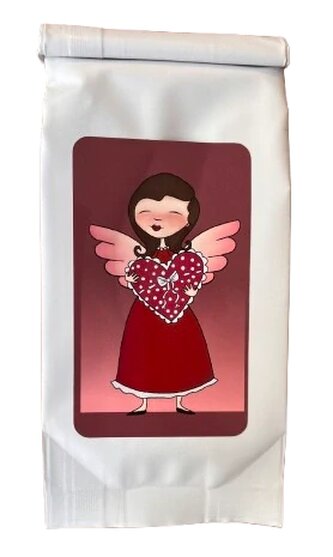 Horká čokoláda - C25 -  andílek se srdíčkem – 50g