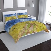 Povlečení Pšeničné pole s vránami - Vincent van Gogh: 140x200 / 90x70