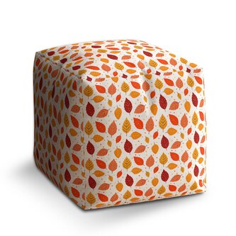 Taburet Cube Barevný listopad: 40x40x40 cm