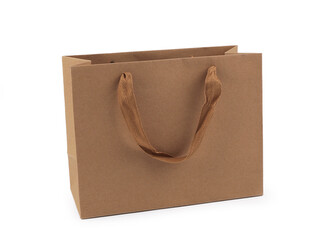 Dárková taška 23x17,5 cm - 12 ks - hnědá přírodní