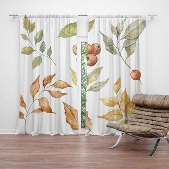 Závěs Barvy podzimu: 2ks 140x250cm