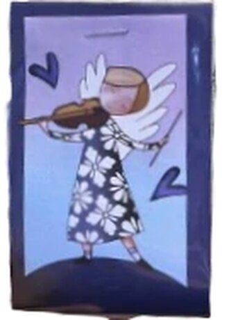 Čajíček - C23 - andílek s houslemi