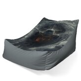 Dětský sedací vak Lounge Letadlo v bouři: 80 x 95 x 50 cm