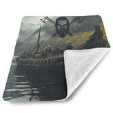 Deka pro miminko Vikingové Loď: 80x100 cm