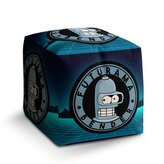 Taburet Cube Futurama Bender Čtvrtá dimenze: 40x40x40 cm