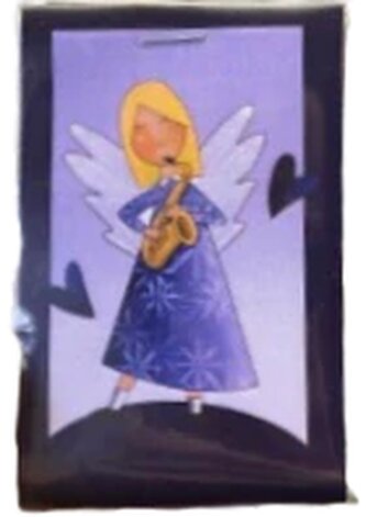 Čajíček - C24 - andílek se saxofonem