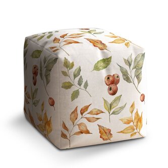 Taburet Cube Barvy podzimu: 40x40x40 cm