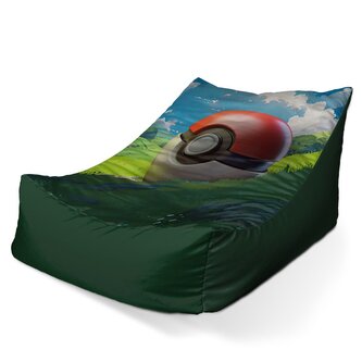 Dětský sedací vak Lounge Pokemon ball Krajina: 80 x 95 x 50 cm