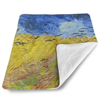 Deka pro miminko Pšeničné pole s vránami - Vincent van Gogh: 90x120 cm Deka pro miminko Pšeničné pole s vránami - Vincent van Gogh: 90x120 cm
