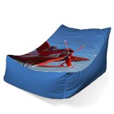 Dětský sedací vak Lounge Červené letadlo: 80 x 95 x 50 cm