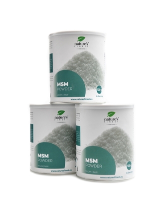 Natures Finest - MSM powder 3 x 100 g economy pack