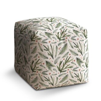 Taburet Cube Vůně jehličí: 40x40x40 cm