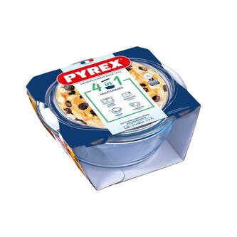 MÍSA ZAPÉKACÍ KULATÁ S VÍKEM PYREX 1,3L SKLO