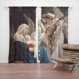 Závěs Panna s anděly - William-Adolphe Bouguereau: 2ks 140x250cm