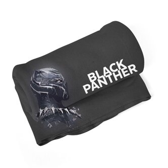 Deka BLACK PANTHER z profilu Černý: 190x140 cm Deka BLACK PANTHER z profilu Černý: 190x140 cm