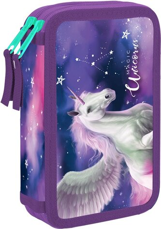 OXYBAG Školní penál dvoupatrový Pegas