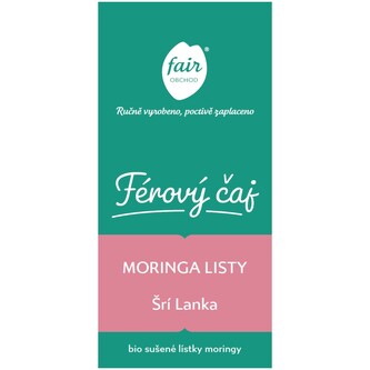 Fairobchod Bio sušené listy moringy ze Šrí Lanky, 30 g