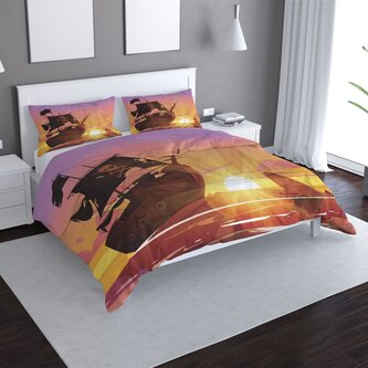 Povlečení Pirátská loď při západu slunce: 140x200 / 90x70 Povlečení Pirátská loď při západu slunce: 140x200 / 90x70