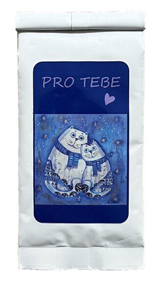 Horká čokoláda - medvědi šála modrá – 50g