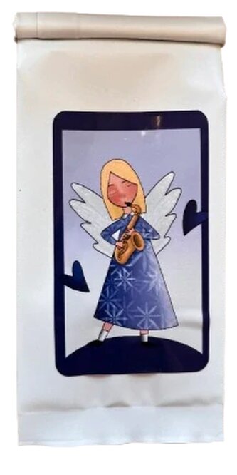 Horká čokoláda - C24 - andílek se saxofonem – 50g