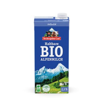 Mléko trvanlivé alpské plnotučné 1 l BIO   BGL