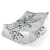 Dětský sedací vak Lounge Zimní kytice: 80 x 95 x 50 cm