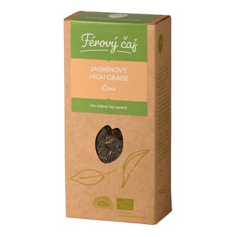 Fairobchod Bio zelený jasmínový čaj High Grade sypaný, 60 g