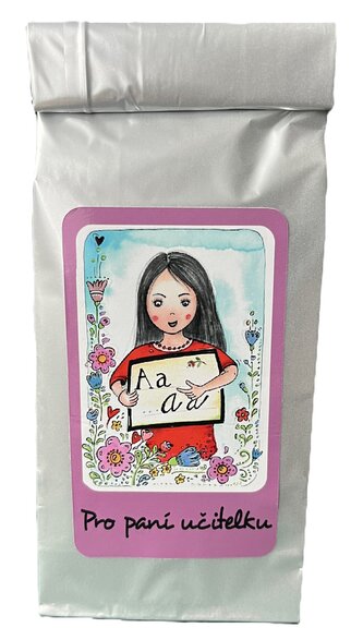 Čaj - paní učitelka růžová – rozkvetlá zahrada