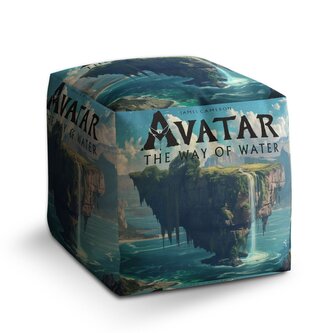 Taburet Cube Avatar The Way of Water Plovoucí ostrov: 40x40x40 cm Taburet Cube Avatar The Way of Water Plovoucí ostrov: 40x40x40 cm