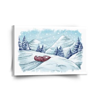 Obraz Pohádková zima: 120x80 cm