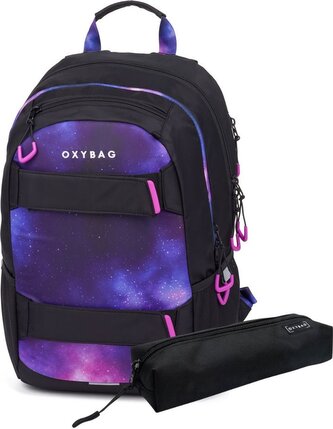 OXYBAG Studentský batoh + etue OXY Sport Galaxy