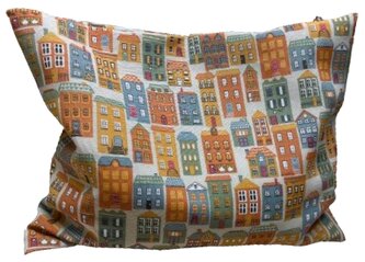 Špaldový polštářek DOMKY – 35x45 bez bylinky
