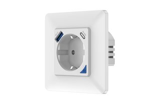 Immax NEO Smart vnitřní zásuvka bez kolíku, typ F, 1xUSB, 1xUSB C , PD 20W, Zigbee