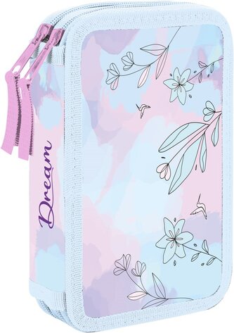 OXYBAG Školní penál dvoupatrový Kolibřík