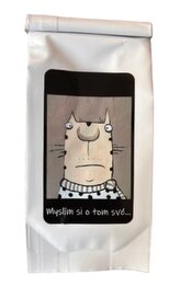 Horká čokoláda - C6 - kocour s šálou – 50g