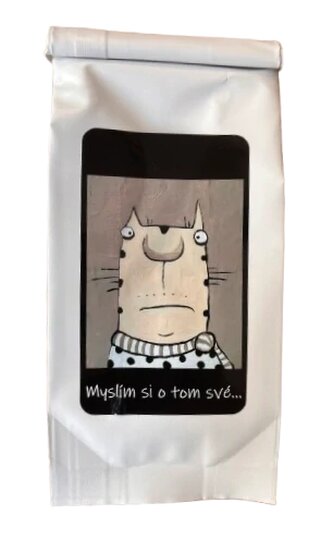 Horká čokoláda - C6 - kocour s šálou – 50g